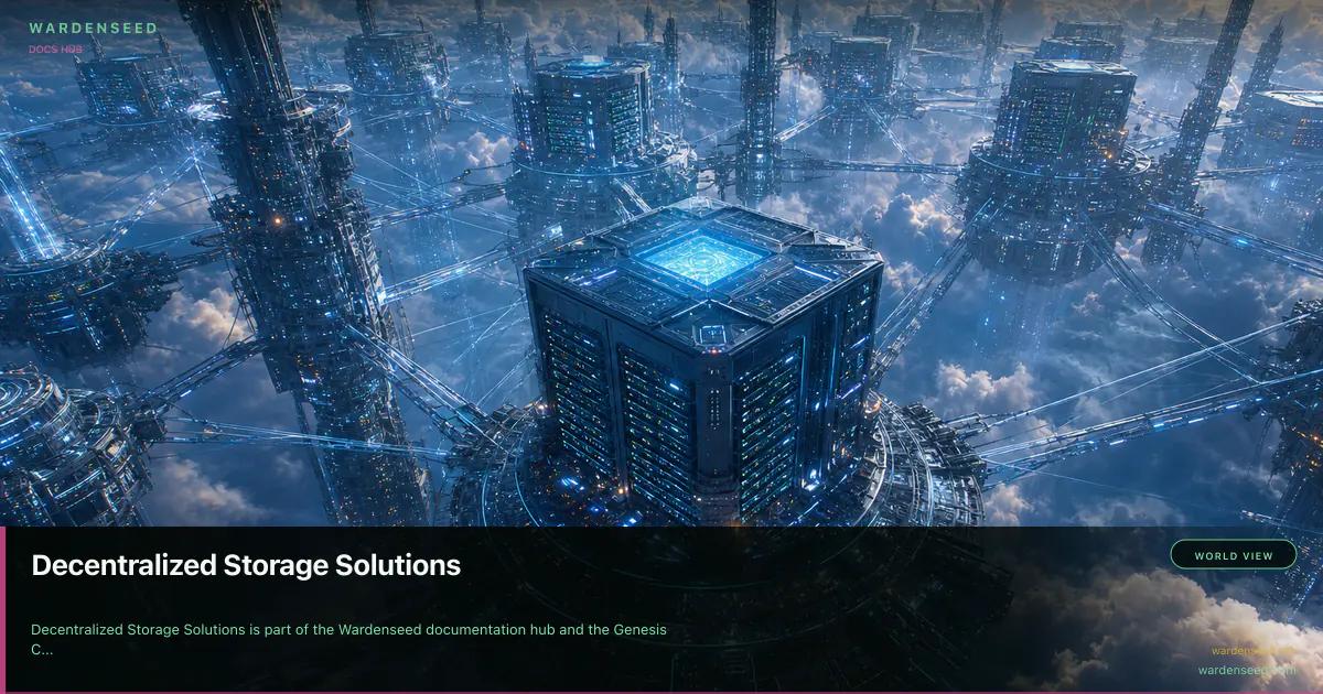 Decentralized Storage Solutions