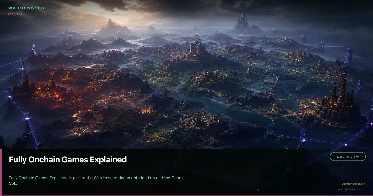 Fully Onchain Games Explained