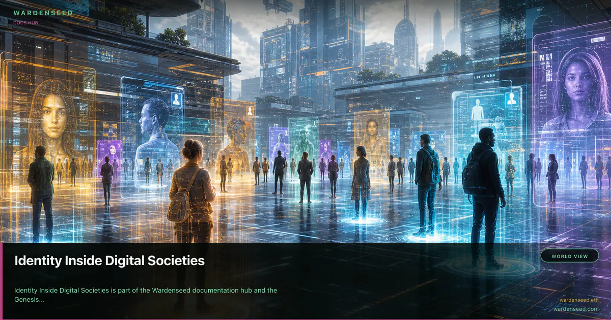 Identity Inside Digital Societies