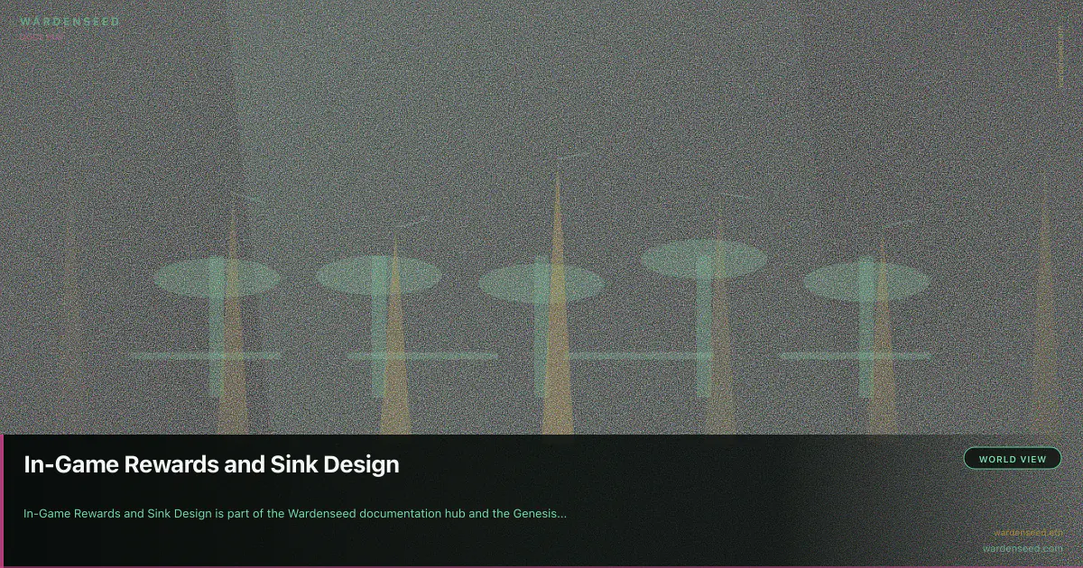 In-Game Rewards and Sink Design