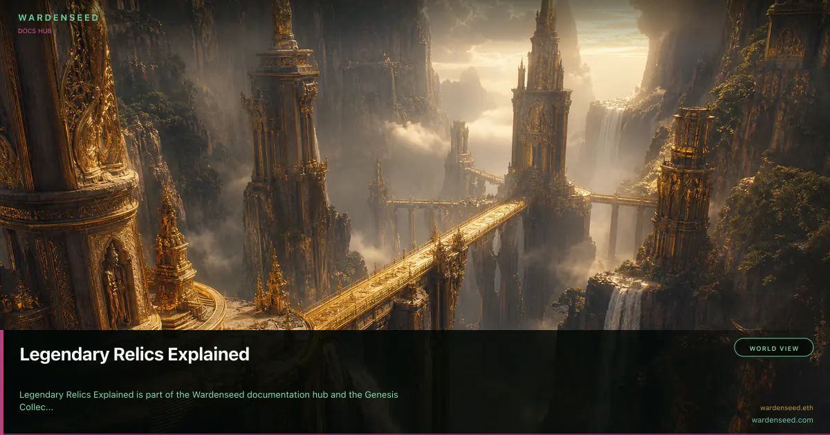 Legendary Relics Explained