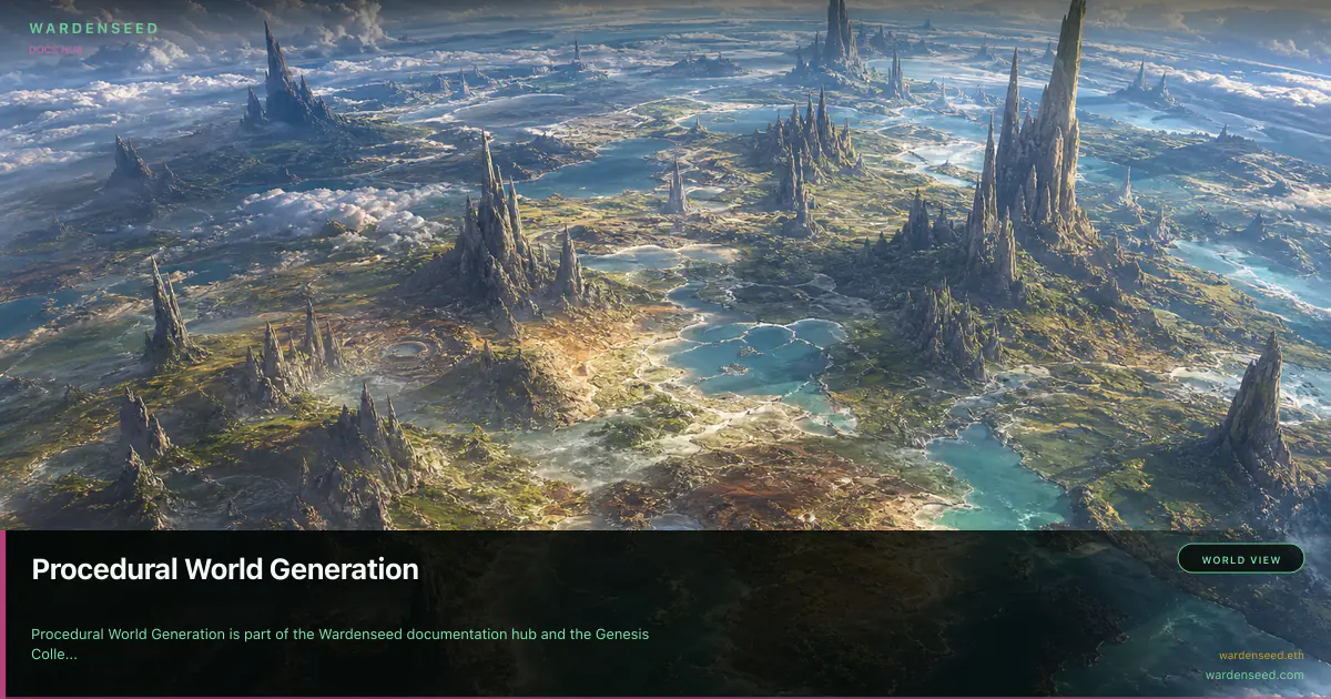 Procedural World Generation