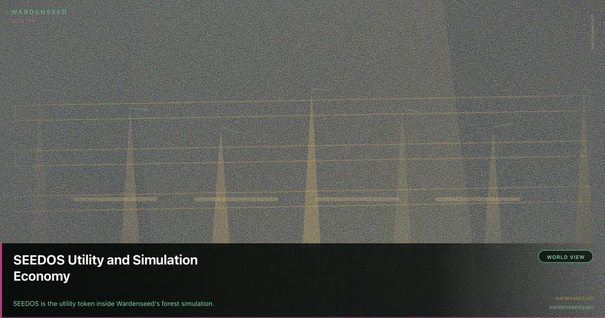 SEEDOS Utility and Simulation Economy