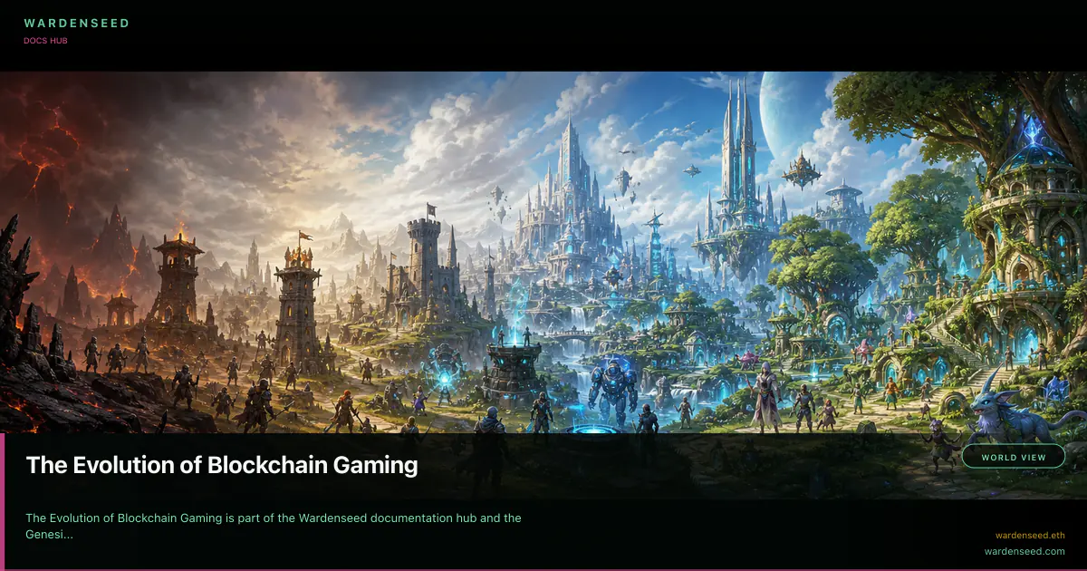 The Evolution of Blockchain Gaming