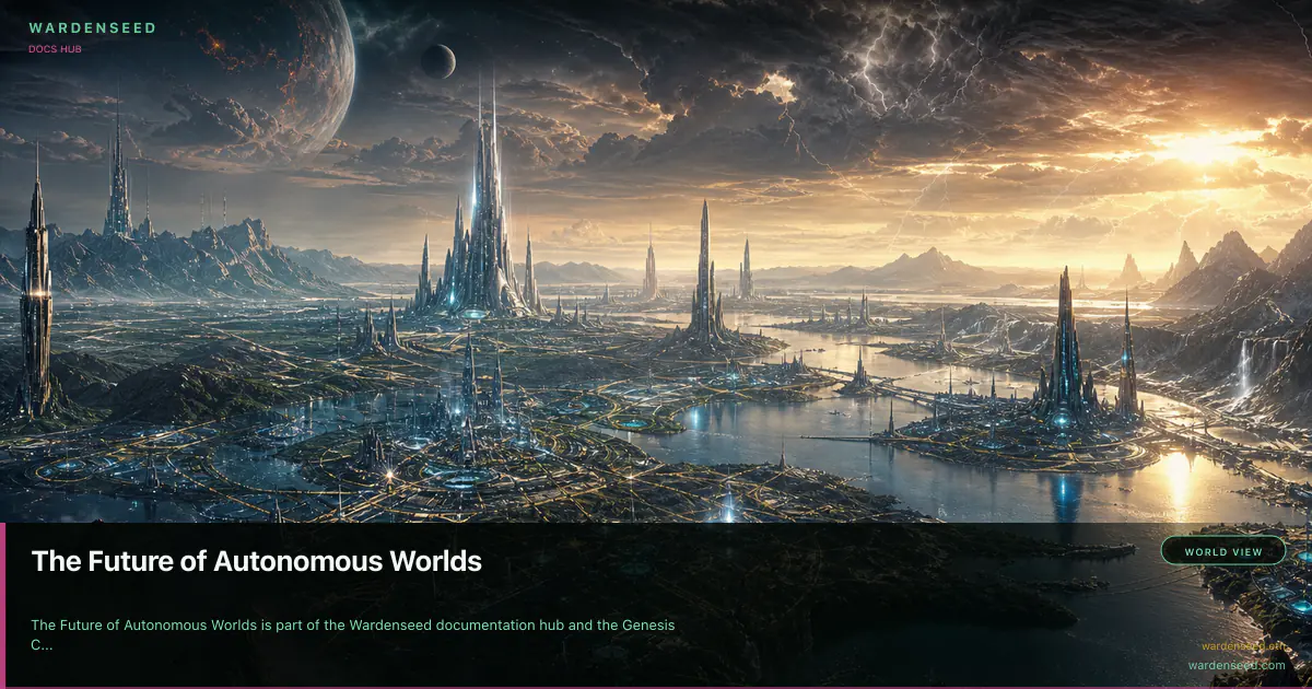 The Future of Autonomous Worlds