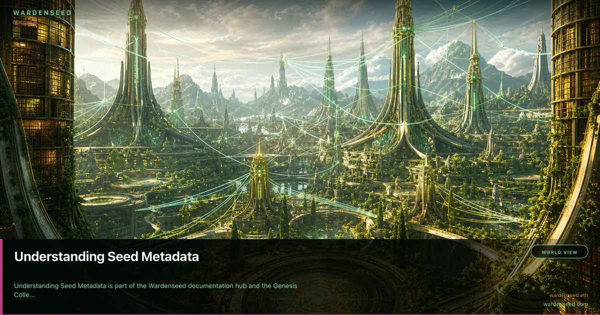 Understanding Seed Metadata