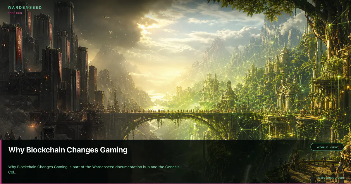 Why Blockchain Changes Gaming