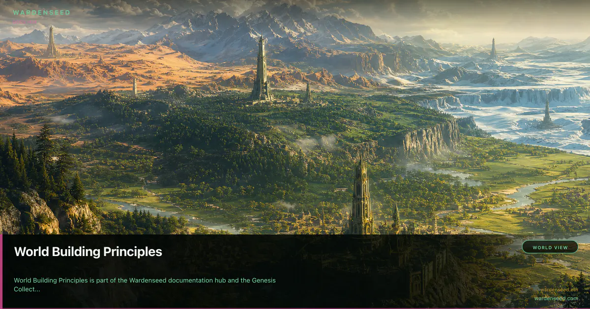 World Building Principles